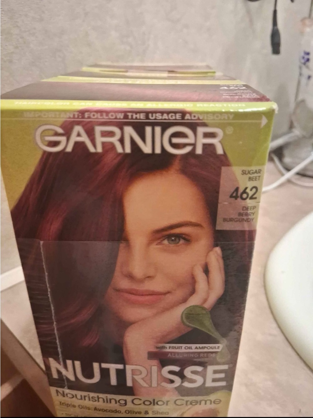 🔥SALE Garnier Nutrisse 462 “Sugar Beet,” a deep berry burgundy red